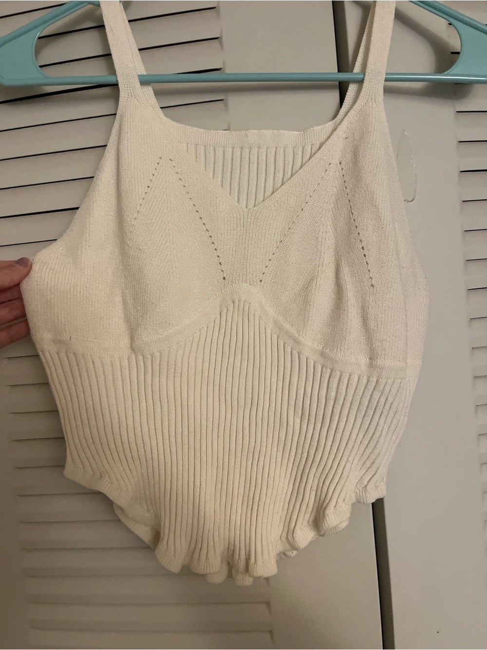 Women's Knit Tank - Cream